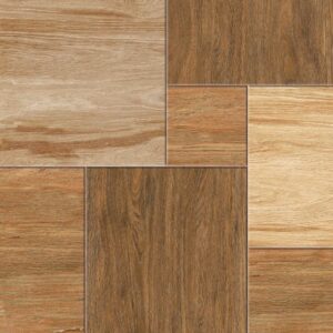 Natural Look : Mimics the rich texture of real wood. Versatile Tones : Features a mix of light and dark shades for a dynamic design. Durable Material : Made from high-quality ceramic for long-lasting use. Easy Installation : Smooth surface ensures hassle-free installation. Low Maintenance : Resists stains and is easy to clean, keeping your space looking fresh.