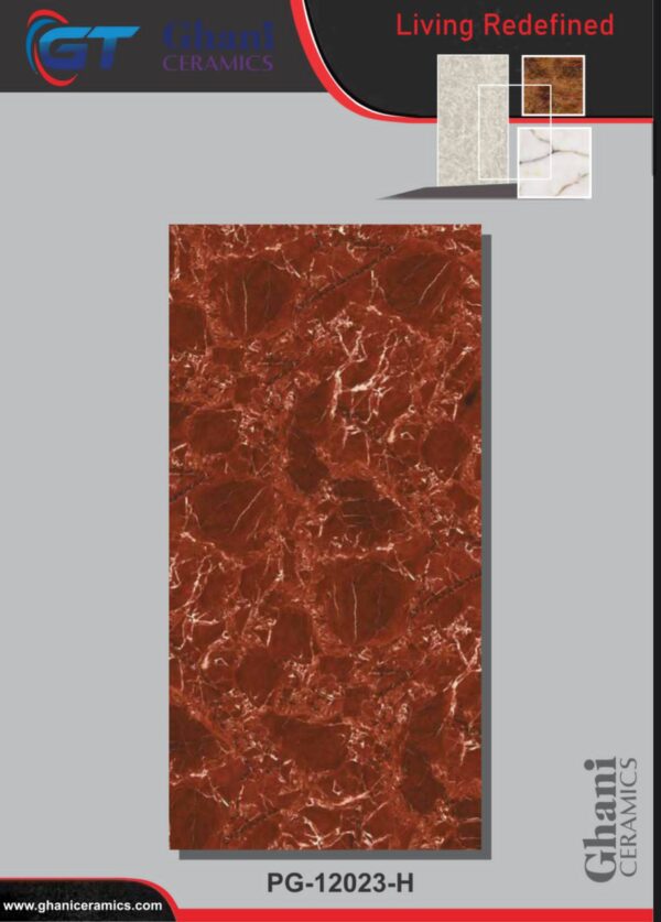 Wood Color 24 inch x 48 inch Polished tile (G-PG07-Br) - Image 2