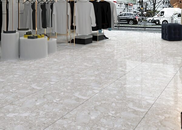 Tiles in lahore, Diamond Shine Tile with Soft Gray Textures 24x48 (O-PG44-G)