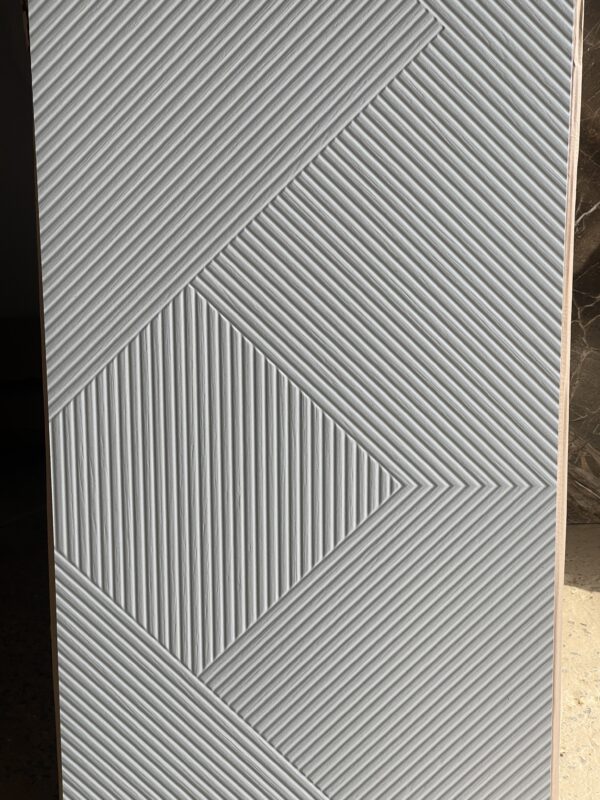 Light Grey 3D-Deep Tile: Modern Elegance with Subtle Embossed Texture 24"x48" (O-MT46-G) - Image 5