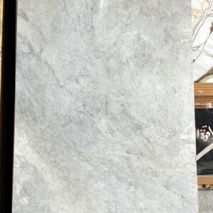 B-Pair Elegant Marble-Look Tile with Matte Finish: Timeless White with Subtle Veining