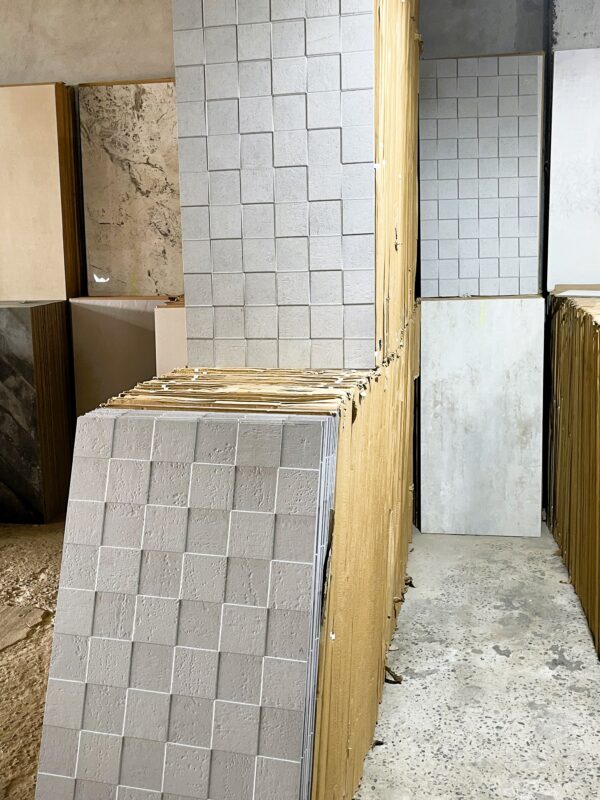 B-Pair Grey Tiles 24"x48" with 3D pattrens - Image 2
