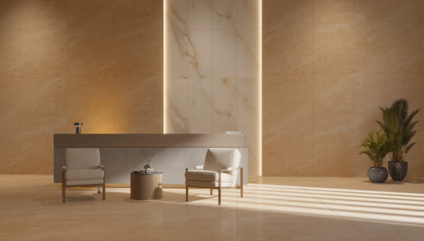 Kohat Beige Tiles Warm, Neutral Sandstone-Inspired Design 24x48 (O-Mt35-B)