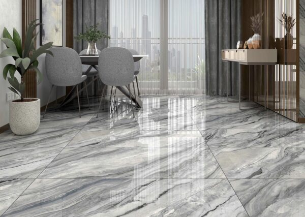 Marmi Athena Bold Super-Shine Tile with Intricate Patterns 24x48 (O-PG17-G)