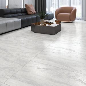 A sophisticated grey tile with a velvet finish, perfect for opulent hotels, modern offices, and designer homes. Its subtle veining adds natural elegance and timeless charm.