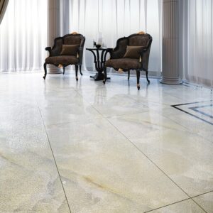 Marmi MX Premium Diamond Shine Tile with Silver-Toned Marble Veining 24x48 (O-PG43-G)