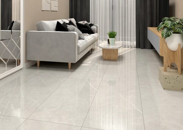 Marmi Super-Shine Grey Tile with Subtle Veining 24x48 (O-PG18-G)