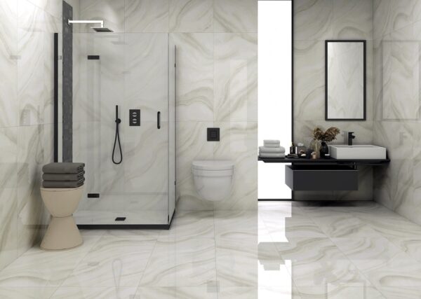 Marmi Super-Shine Tile – Elegant Marble Look for Floors & Walls 24x48 (O-PG18-W)