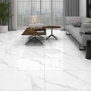 Marmi Super-Shine White Tile with Delicate Veining 24x48 (O-PG15-W)