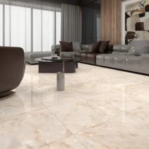 Onice Brown - Premium Marble-Look Ceramic Tiles (O-PG01-Br) (A-Pair)