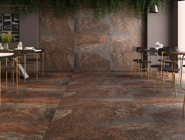 Roca BR Super Matte Tile with Earthy Brown Hues 24x48 (O-MT38-Br)