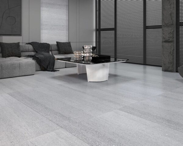 Skyline Super Matte Tile with Soft Silver-Gray Hue 24x48 (O-SM-15-G)